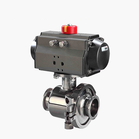 气动卫生级无滞留球阀