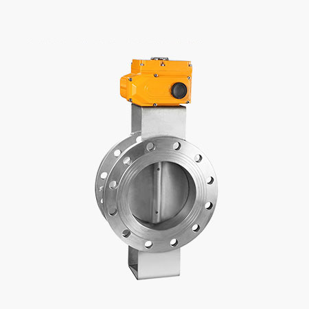 电动不锈钢法兰蝶阀1